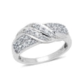 Created White Sapphire Sterling Silver Ring (Size 7) TGW 1.512 Cts. TGW 1.51 Cts. - Sticky add to cart bar
