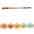 Multi Gemstone Bracelet in 14K Yellow Gold Over Sterling Silver (6.75 In) 20.35 ctw - Sticky add to cart bar