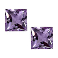 Princess Cut Rose De France Amethyst (Sqr 7 mm) 2.82 ctw Loose Gemstone - Sticky add to cart bar