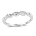 Created White Sapphire Sterling Silver Ring (Size 7) TGW 0.015 Cts. - Sticky add to cart bar