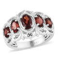 Mozambique Garnet 5 Stone Ring- KARIS - Sticky add to cart bar