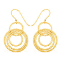 Earrings in 14K Yellow Gold Over Sterling Silver 3 Grams - Sticky add to cart bar