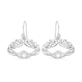 Fancy Earrings in Rhodium Over Sterling Silver 3.75 Grams - Sticky add to cart bar