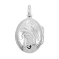 Fancy Pendant without Chain in Rhodium Over Sterling Silver 2.60 Grams - Sticky add to cart bar