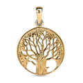 Tree of Life Pendant in YG Over Sterling Silver 3.10 Grams - Sticky add to cart bar