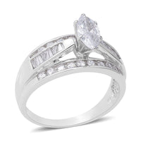 Simulated Diamond Ring