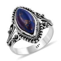 Mojave Turquoise Ring in Sterling Silver - BALI LEGACY