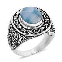 BALI LEGACY Larimar Ring in Sterling Silver 5.25 ctw