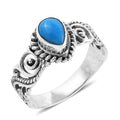 Bali Legacy Sleeping Beauty Turquoise 0.90 ctw Ring in Sterling Silver (Size 6.0) - Sticky add to cart bar