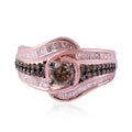 Natural Champagne Diamond and Diamond Ring in Vermeil Rose Gold Over Sterling Silver  (Size 9) 1.00 ctw - Sticky add to cart bar
