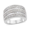 0.75 ctw Diamond Ring in Sterling Silver - Sticky add to cart bar