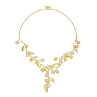 South Sea Cultured Golden Pearl (11.5 -12 mm) 14K YG Over Sterling Silver Necklace (20 in)
