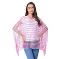 Shades of Pink Chevron Pattern Poncho (34x20, Polyester) - Sticky add to cart bar