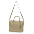 Slate Leather Handbag (16.5x3x12.5) with Detachable Shoulder Strap (52 in) - Sticky add to cart bar