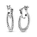 Platinum Over Sterling Silver Earrings (3.65 g) - Sticky add to cart bar