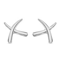 RACHEL GALLEY Rhodium Over Sterling Silver 5mm Earrings