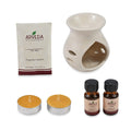 ARVEDA Lavender Fragrance Gift Set (Ceramic Aroma Oil Burner, 2x Fragrance Oils, 2 Tea Light Candles, & Fragrance Sachet) - Sticky add to cart bar