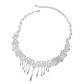 LucyQ Lace Collection Sterling Silver Necklace (18.50 Inches) (68.38 g) - Sticky add to cart bar