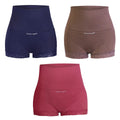 Set of 3 SANKOM Patent Classic Lace Breif Shaper - S/M | Navy, Cocoa, and Rose - Sticky add to cart bar