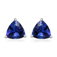 Rhapsody AAAA Tanzanite 2.70 ctw Stud Earrings in 950 Platinum
