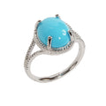 Sleeping Beauty Turquoise Ring in 18K Gold | Iliana - Sticky add to cart bar