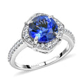 AAA Tanzanite Diamond Ring in 18K Gold |Iliana - Sticky add to cart bar