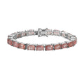 Natural Tanzanian Natronite Tennis Bracelet in Platinum Over Sterling Silver (6.50 In) 11.9 Grams 15.75 ctw - Sticky add to cart bar