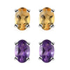 Amethyst in Oval