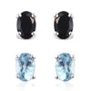 Blue Topaz in Oval