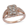 1 ctw Diamond Ring in 10K Rose Gold 3.90 Grams (Size 7) - Sticky add to cart bar