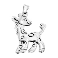 Giraffe Pendant in Sterling Silver 5.79 Grams