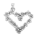 Sterling Silver Heart Pendant 6.60 Grams - Sticky add to cart bar