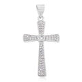 Elanza Simulated Diamond (0.84 Ct) Sterling Silver Pendant 0.84 ctw - Sticky add to cart bar