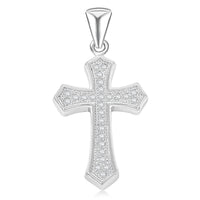 Elanza Simulated Diamond (0.81 Ct) Sterling Silver Pendant 0.81 ctw