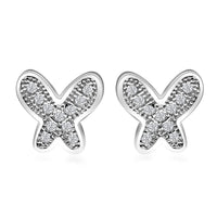 Elanza Simulated Diamond (0.44 Ct) Sterling Silver Earring 0.44 ctw