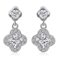 Elanza Simulated Diamond (0.56 Ct) Sterling Silver Earring 0.56 ctw - Sticky add to cart bar