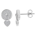 Elanza Simulated Diamond (0.81 Ct) Sterling Silver Earring 0.81 ctw - Sticky add to cart bar