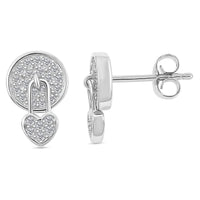 Elanza Simulated Diamond (0.81 Ct) Sterling Silver Earring 0.81 ctw