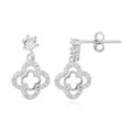 Elanza Simulated Diamond (0.58 Ct) Sterling Silver Earring 0.58 ctw - Sticky add to cart bar
