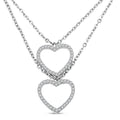 Elanza Simulated Diamond (1.26 Ct) Sterling Silver Necklace (Size 17.5 Adjustable) 1.26 ctw - Sticky add to cart bar