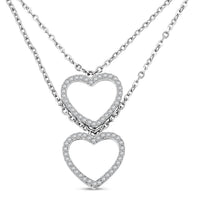 Elanza Simulated Diamond (1.26 Ct) Sterling Silver Necklace (Size 17.5 Adjustable) 1.26 ctw
