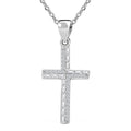 Elanza Simulated Diamond (2.33 Ct) Sterling Silver Necklace (Size 17 Adjustable) 2.33 ctw - Sticky add to cart bar