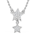 Elanza Simulated Diamond (0.65 Ct) Sterling Silver Necklace (Size 18 Adjustable) 0.65 ctw - Sticky add to cart bar