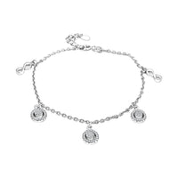 Elanza Simulated Diamond (1.44 Ct) Sterling Silver Bracelet (Size 7 Adjustable) 1.44 ctw