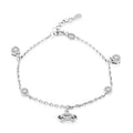 Elanza Simulated Diamond (1.06 Ct) Sterling Silver Bracelet (Size 7 Adjustable) 1.06 ctw - Sticky add to cart bar