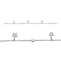 Elanza Simulated Diamond (1.19 Ct) Sterling Silver Bracelet (Size 7 Adjustable) 1.19 ctw - Sticky add to cart bar