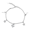 Elanza Simulated Diamond (0.74 Ct) Sterling Silver Bracelet (Size 7 Adjustable) 0.74 ctw - Sticky add to cart bar