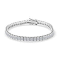 Elanza Simulated Diamond (26.50 Ct) Sterling Silver Bracelet (Size 7.00 In) 26.50 ctw - Sticky add to cart bar