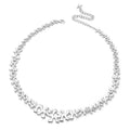 LucyQ Splash Collection Rhodium Over Sterling Silver Necklace 20 Inches 45 Grams - Sticky add to cart bar