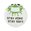 Green Button Pin